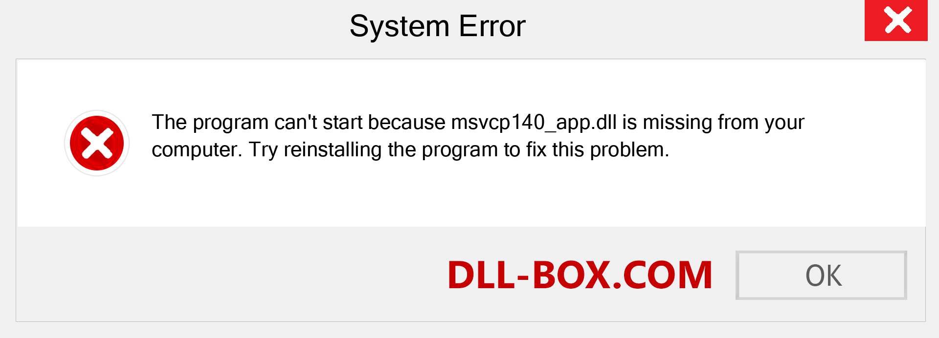  msvcp140_app.dll file is missing?. Download for Windows 7, 8, 10 - Fix  msvcp140_app dll Missing Error on Windows, photos, images